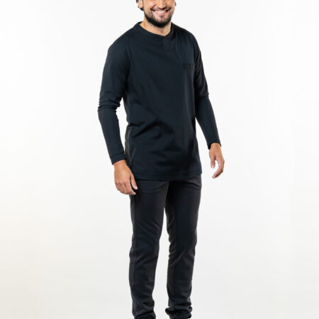 T-shirt Valente UFX Black LS Koksbuis