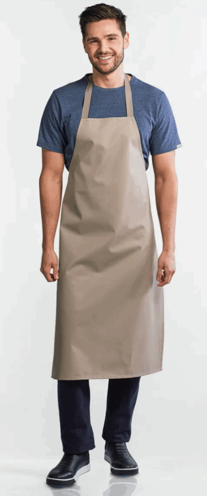 waterproof afwasschort (zwart camel blauw wit groen sand)