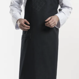 butcher black denim schort