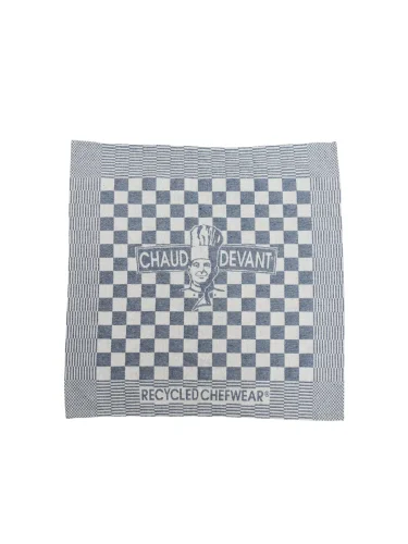 keukentextiel gerecyclede kokshanddoeken blauw (3st) 65x65 cm | recycled chefswear