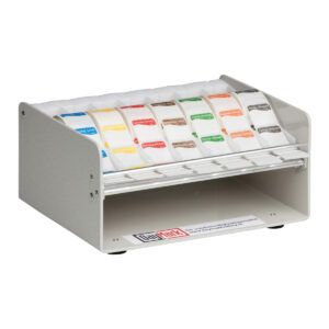 Muurdispenser metaal voor 19/25 mm stickers