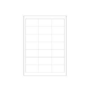 Volledig oplosbare stickers A4 vel 100/doos