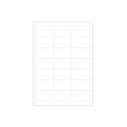 Volledig oplosbare stickers A4 vel 100/doos