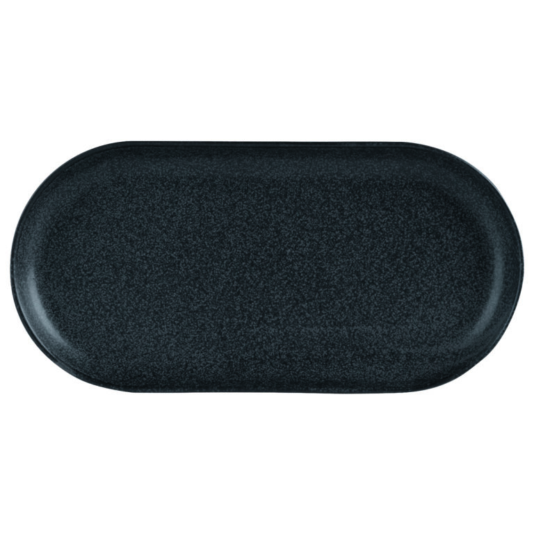 Smal ovaal bord Graphite 30 cm