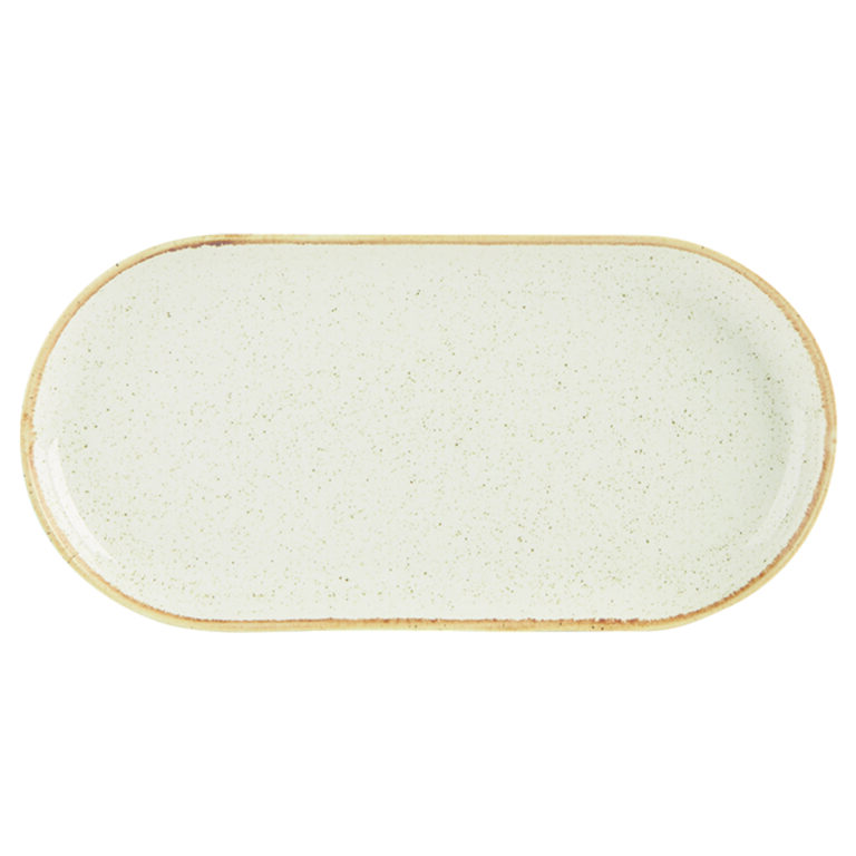 Smal ovaal bord Oatmeal 30 cm