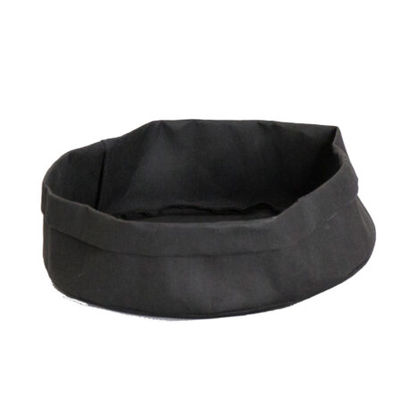 Broodmand papier wasbaar zwart 27 x 27 x 12