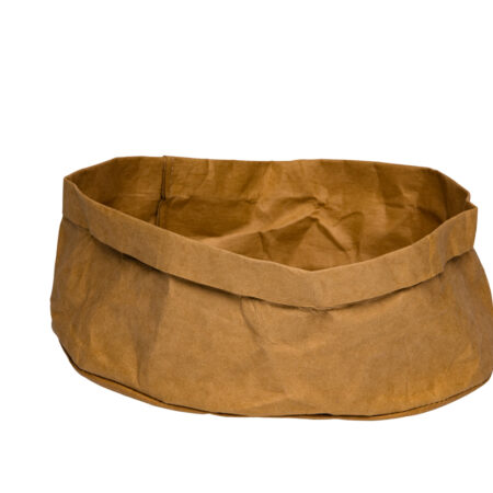 Broodmand papier wasbaar bruin 27 x 27 x 12