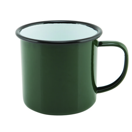 Emaille mok groen 360 ml