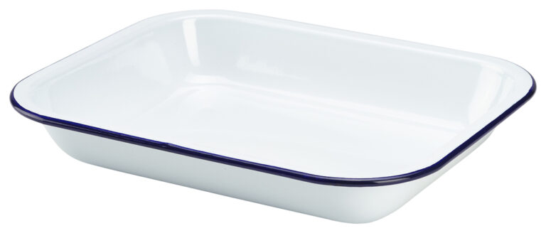 Emaille ovenschaal 28 x 23 x 4,5 cm