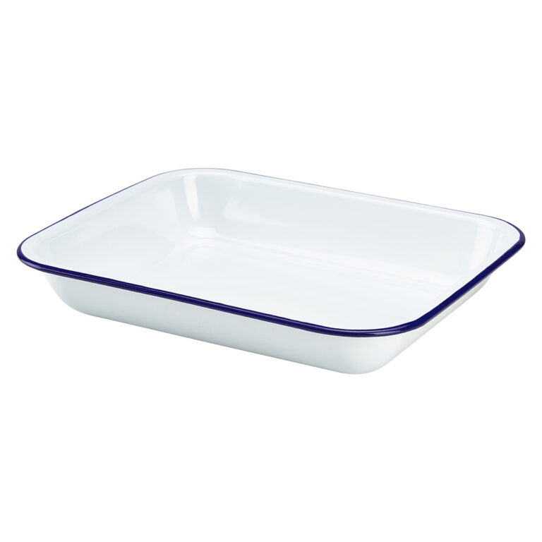 Emaille ovenschaal 31 x 25 x 5 cm