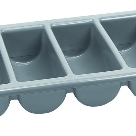 Bestekbak grijs 1/1 GN 4-vaks