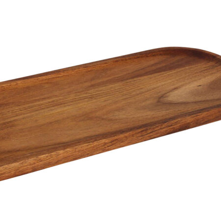 Acacia serveerplank handvat rechth. 42 x 15,5 cm
