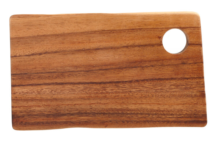 Rechthoekige plank met gat 25 x 14 x 2 cm
