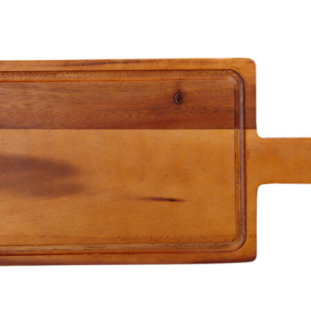 Acacia plank met handvat klein 35 x 18 cm