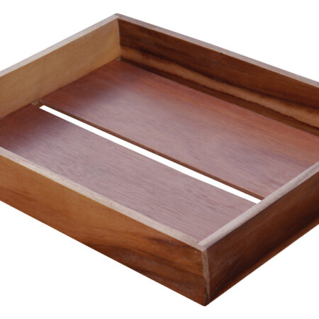 Acacia displaykratje 40 x 30 x 6 cm