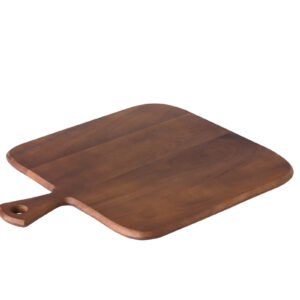 Acacia rechthoekig pizzaplateau met handvat