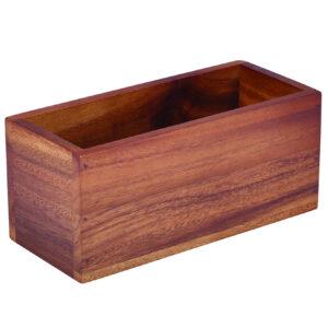 Acacia tafelcaddy rechthoek 23 x 10 x 10 cm