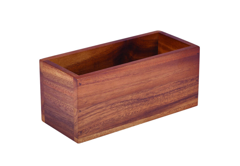 Acacia tafelcaddy rechthoek 23 x 10 x 10 cm
