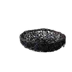 Broodmand zwart Ø16x5 cm