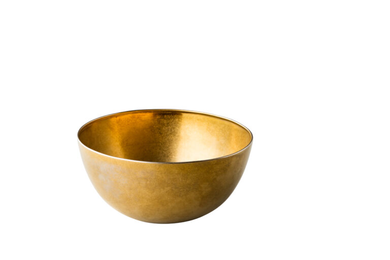Vintage goud kom Ø20 cm 1750ml