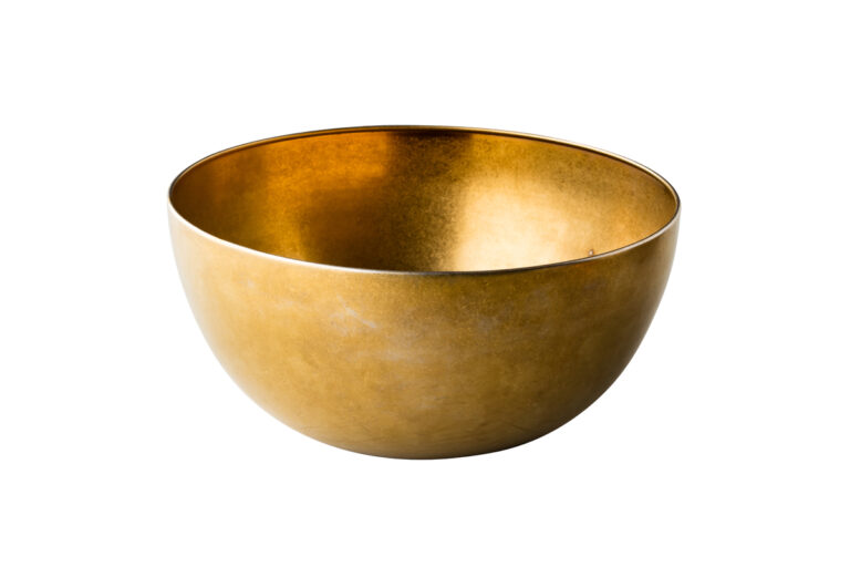 Vintage goud kom Ø25 cm