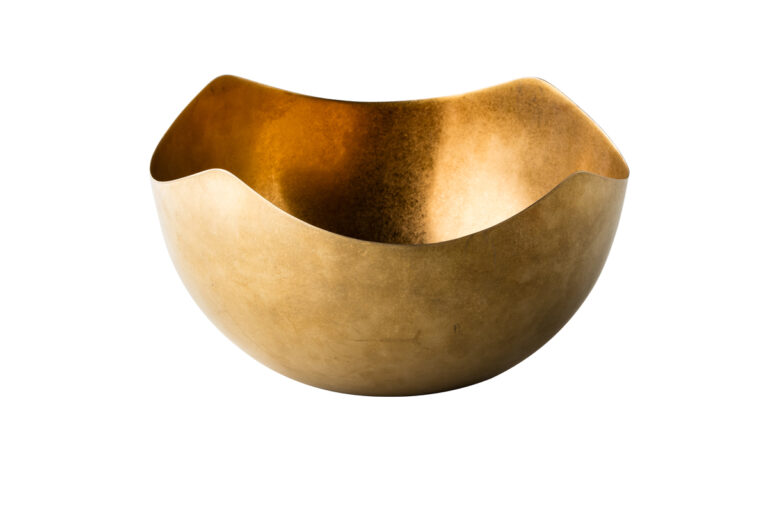 Vintage goud kom Ø26cm 4,8L