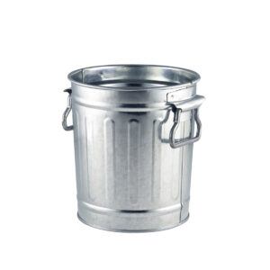 Gegalvaniseerd tafelafvalemmertje 14 x 12 x 15 cm