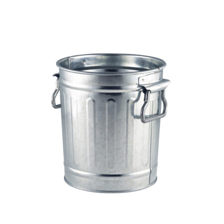 Gegalvaniseerd tafelafvalemmertje 14 x 12 x 15 cm