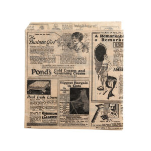 Vetvrij papier zak"Newspaper Brown"18x17cm 500-pak
