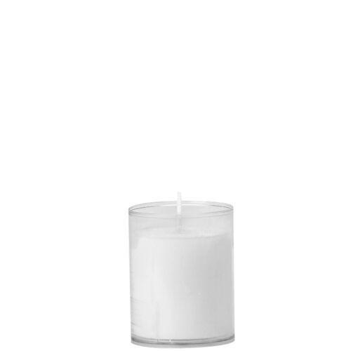 24-uurs refill kaars transparant (60/doos)