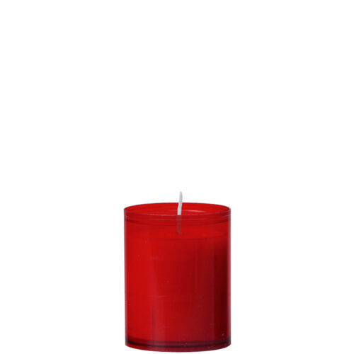 24-uurs refill kaars rood (60/doos)