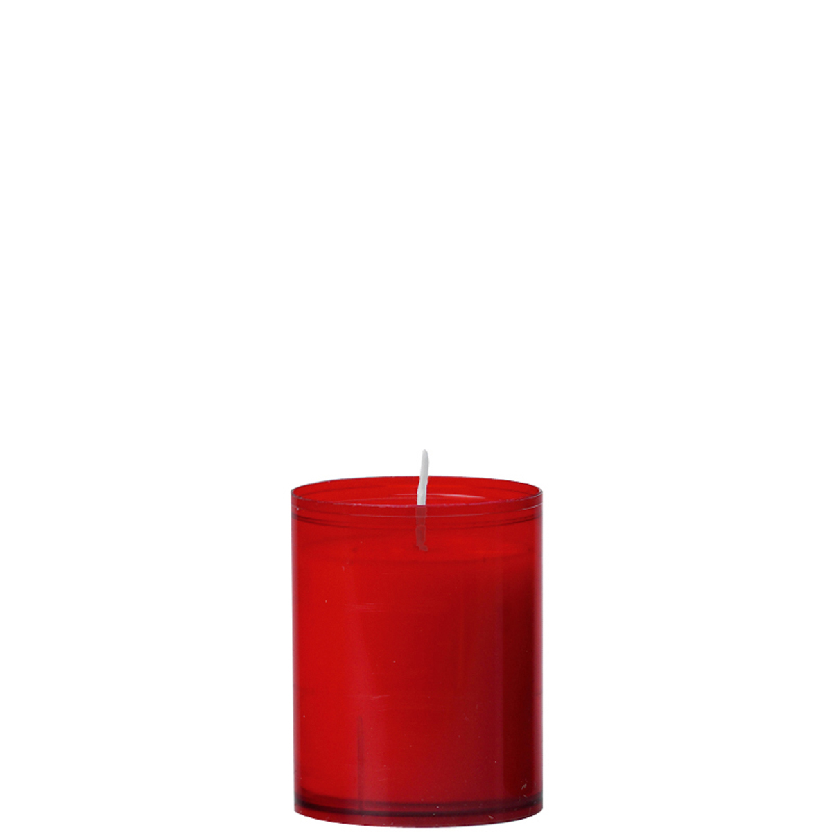 24-uurs refill kaars rood (60/doos)