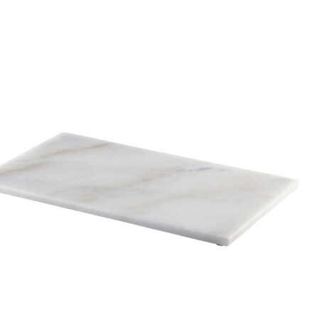 Wit marmeren plateau rechthoekig 32 x 18 cm