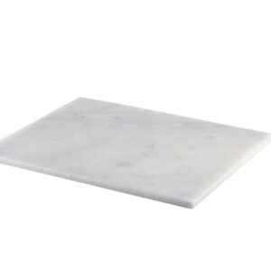 Wit marmeren plateau rechthoekig 32 x 26 cm