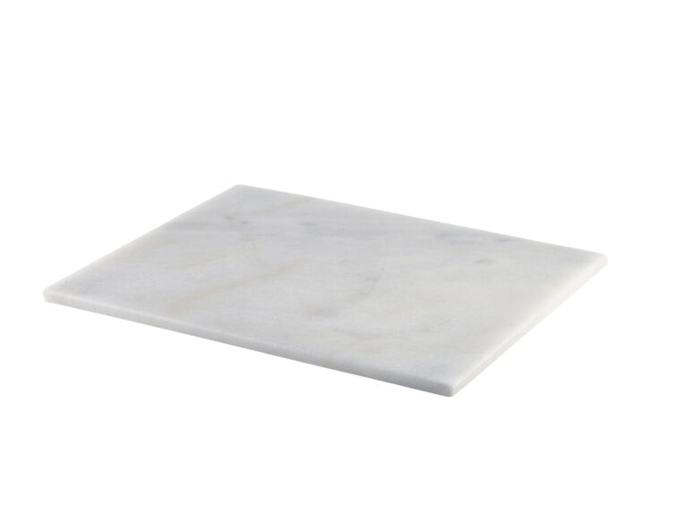 Wit marmeren plateau rechthoekig 32 x 26 cm