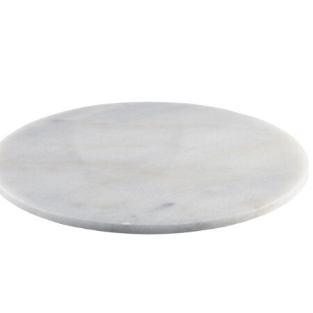 Wit marmeren plateau rond 33 cm