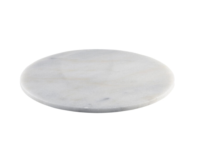 Wit marmeren plateau rond 33 cm