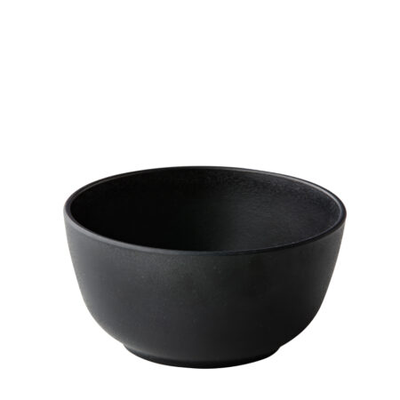 Kom zwart rond 11,3 hoog 5,5 cm