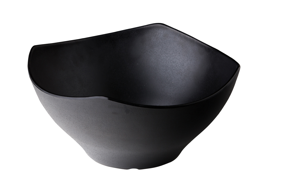 Schaal Zen Square zwart 35 cm