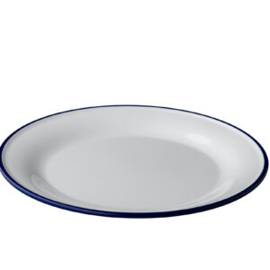 Emaille-look bord 27 cm