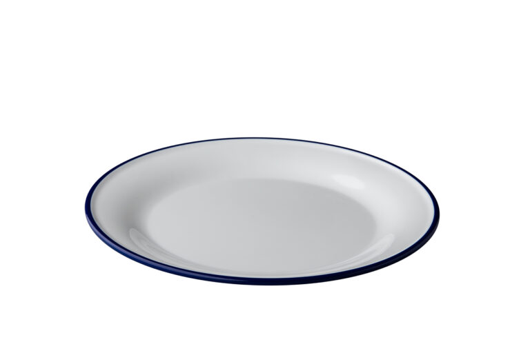 Emaille-look bord 27 cm