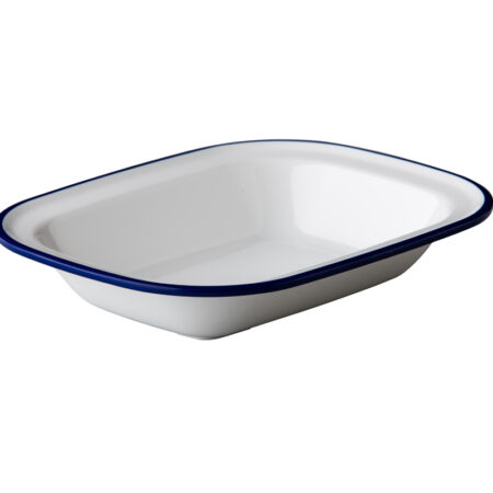 Emaille-look schaal 23 x 17 cm