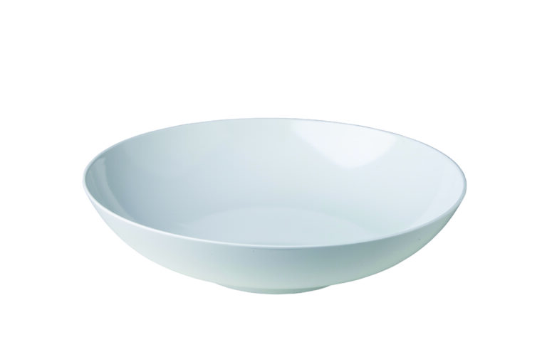 Grote ronde schaal wit 60 cm