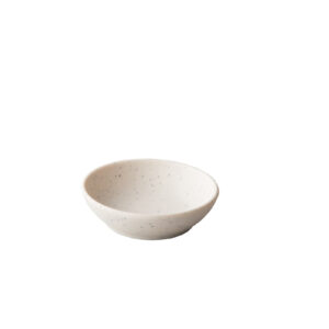 Pebble cream organisch dipper 6,5 cm