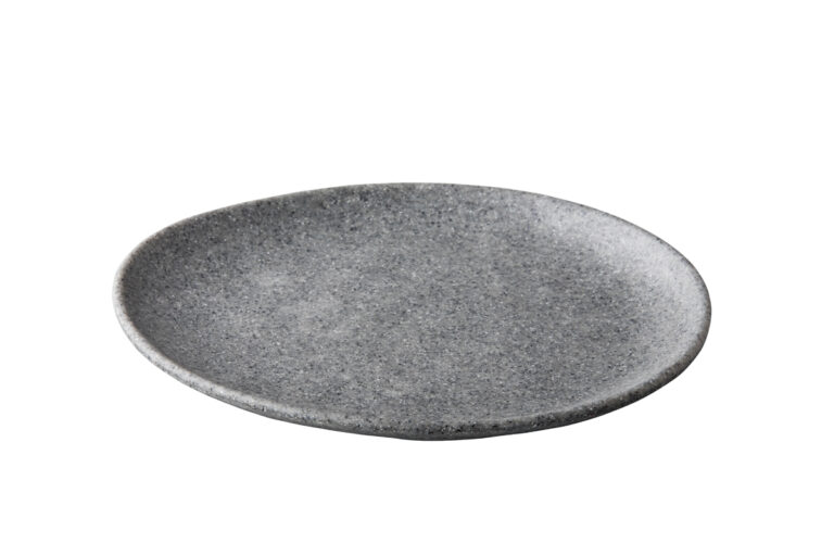 Pebble grey organisch Bord 26,5 cm