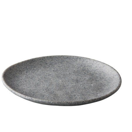 Pebble grey organisch bord 23 cm