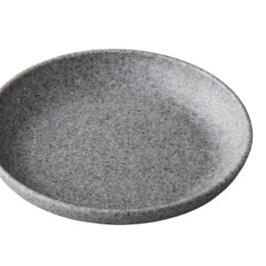 Pebble grey organisch diep bord 21,5 cm