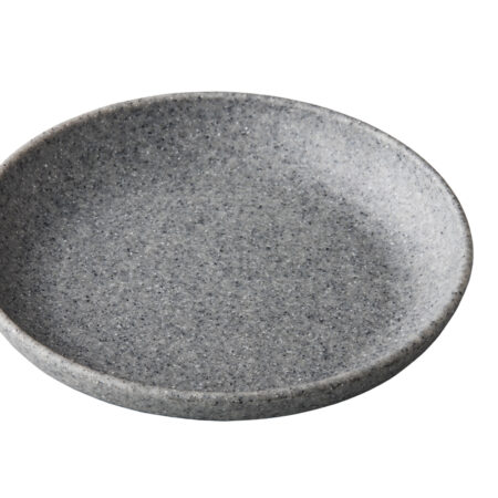 Pebble grey organisch diep bord 21,5 cm