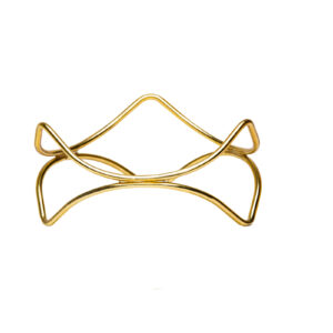 Buffetverhoger anti-slip goud 21x21x10