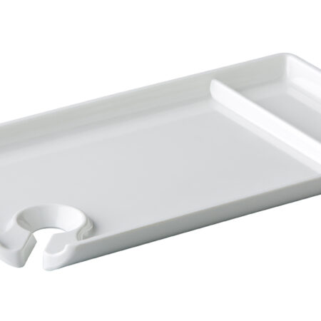 Party bord met wijnglas sparing 27 x 15 cm